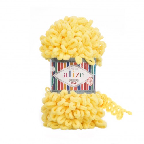 Alize Puffy fine 113 Žltá